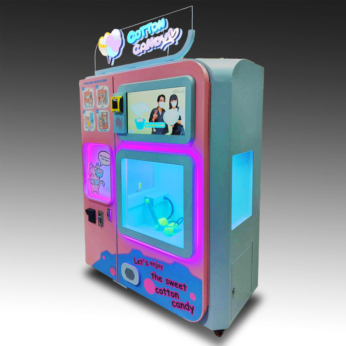 Sweet Spin Cotton Candy Vending Machine